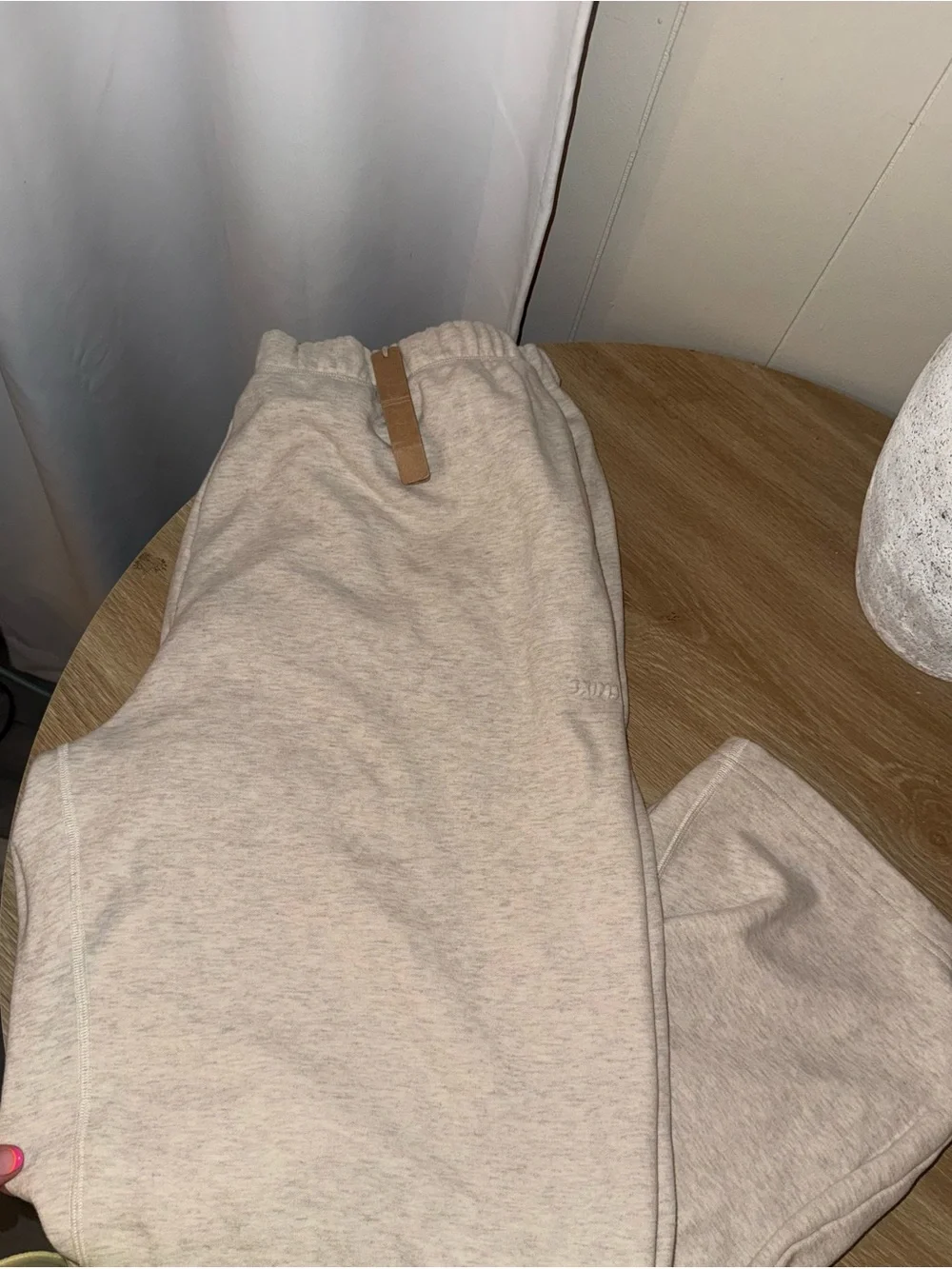 SKIMS Cotton Fleece Straight Leg Pant XL NWT - Picture 3 of 6